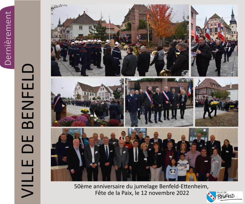 Retour sur la célébration du cinquantenaire du jumelage Benfeld-Ettenheim